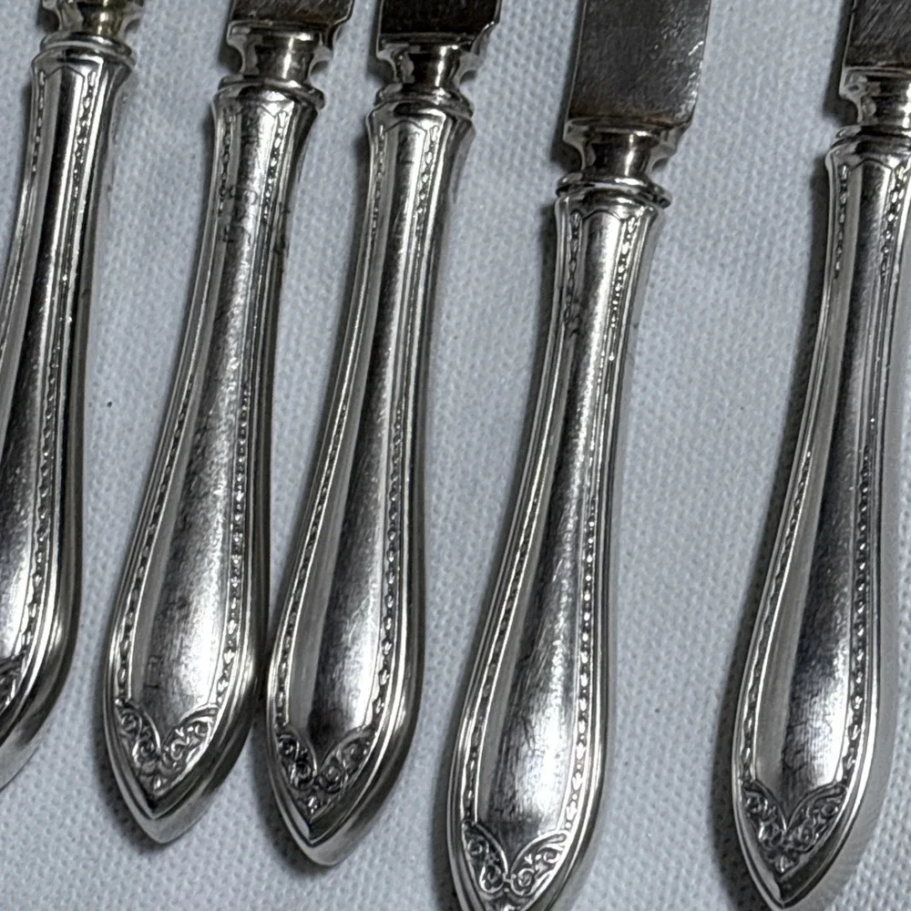 Oneida Community Silverplate 1910 Fruit Grapefruit Knives Knife Set 6